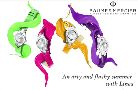 Inspired by pop art, colorful and vibrant, Linea watches debut this summer
