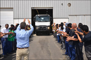 First Saudi-built Renault Truck rolls out of AVI facility in King Abdullah Economic City (KAEC)