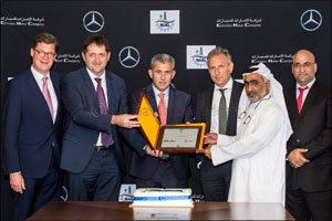 Daimler Commercial Vehicles MENA and EMC deliver 27 Mercedes-Benz Zetros trucks to Suhail Al Mazroui Est.