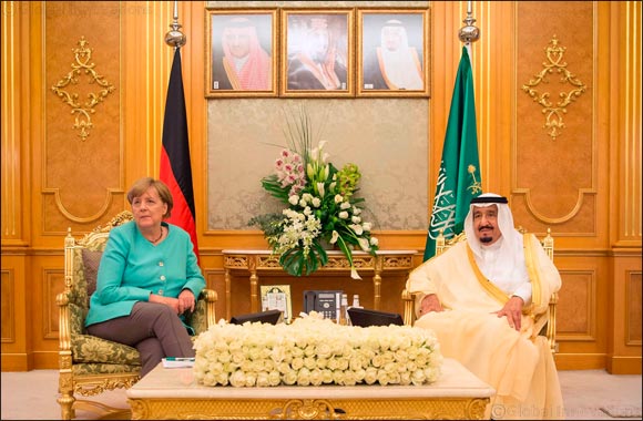His Majesty King Salman Bin Abdulaziz Al Saud and German Chancellor Angela Merkel Witness MoU between Saudi Government and SAP to Launch SAP Cloud Hub in the Kingdom of Saudi Arabi