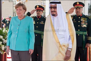 His Majesty King Salman Bin Abdulaziz Al Saud and German Chancellor Angela Merkel Witness MoU between Saudi Government and SAP to Launch SAP Cloud Hub in the Kingdom of Saudi Arabi
