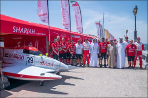 SMISC board members visit Sharjah Team at Saudi Arabian Grand Prix