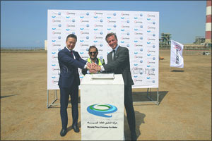 ACCIONA lays the first stone for IWP Shuqaiq-3, one of the largest desalination plants in Saudi Arabia