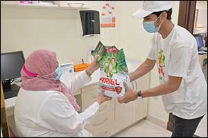 Saudi Hospital Workers Receive a Million Antivirus Laundry Washes