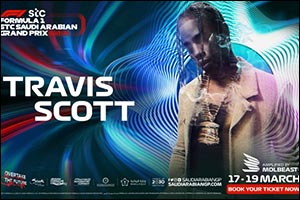 Travis Scott Confirmed to Join  Formula 1 STC Saudi Arabian Grand Prix 2023 Weekend  Line up