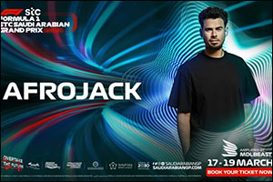 Afrojack to Light up the  Formula 1 STC Saudi Arabian Grand Prix 2023  Weekend