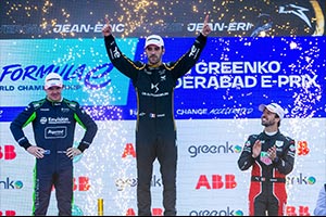 Formula E Driver Jean-Eric Vergne Relishes Hyderabad E-Prix Victory after Overcoming Challenging Drive in All-Electric Gen3 Car