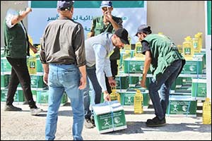 KSrelief Distributes 469 Food Baskets in Lebanon's Western Beqaa