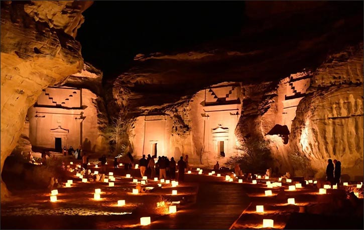 Hegra After Dark: an Interactive Cultural Event Showcasing AlUla's History through the Ages