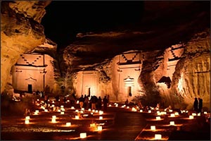 Hegra After Dark: an Interactive Cultural Event Showcasing AlUla's History through the Ages