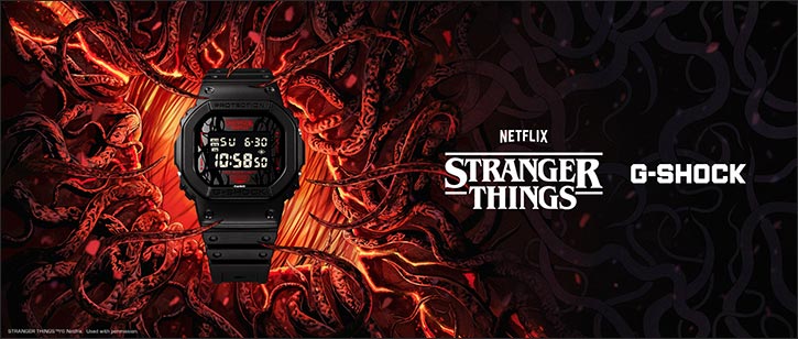 Casio And G-Shock Unveils Special “Stranger Things” Collaboration Watches