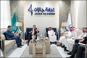 EU Ambassador, Jazan Chamber Chairman Discuss Future Partnerships