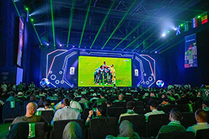 Green Falcons Fans Fill Jeddah's Abadi Al Johar Arena to Watch Team's World Cup Opener