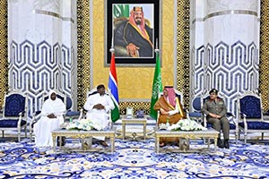Gambian President Departs Jeddah
