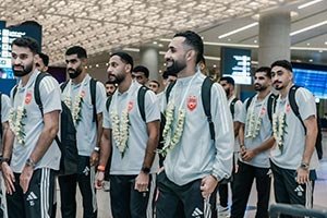 Bahraini National Team Delegation Arrives in Jeddah for 27th Arabian Gulf Cup
