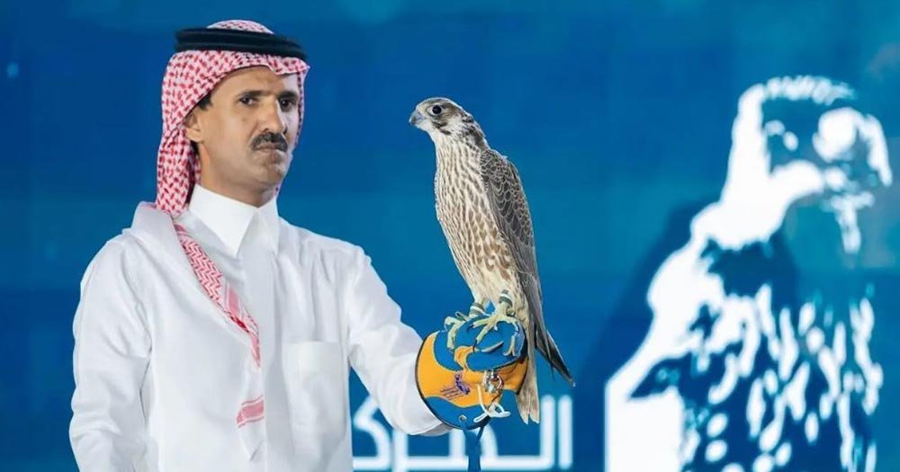 Al-Dabdaba Falcon Sells for SAR106,000 on Third Night of National Center Auction 2026